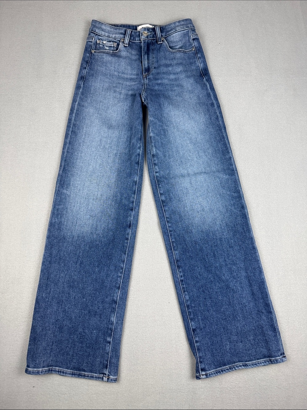 PAIGE Tatum Wide Leg Jeans in Medium Blue Wash
Size: 24